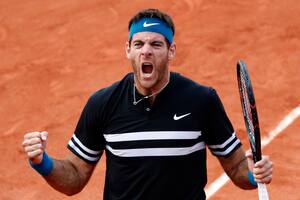 Roland Garros: Del Potro se sumó a Schwartzman en cuartos y chocará con Cilic