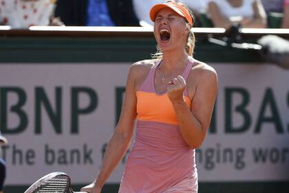 El grito de campeona de Sharapova
