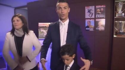 El grito de Cristiano Ronaldo al recibir el premio