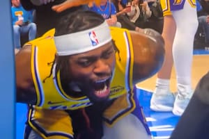 La impactante lesión que sufrió un jugador de Los Angeles Lakers en una mano