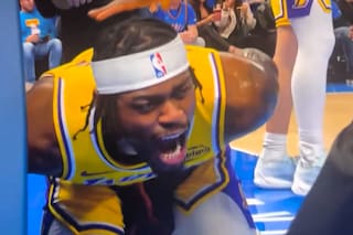 La impactante lesión que sufrió un jugador de Los Angeles Lakers en una mano