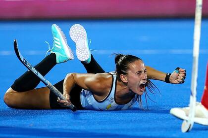 El grito de Eugenia Trinchinetti, siempre fundamental al momento del desequilibrio