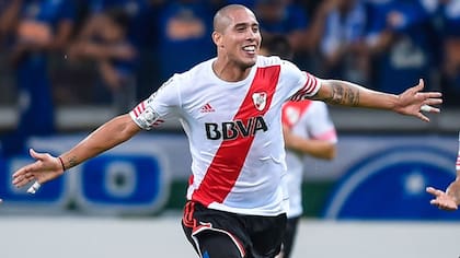 El grito de Maidana en Belo Horizonte, en la Copa 2015, cuando River venció 3-0 a Cruzeiro tras haber perdido 0-1 en la ida