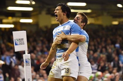 El grito de Moroni: un try a los dos minutos en el duelo con Irlanda en 2015