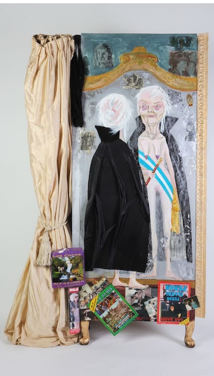 El grito sagrado. Técnica mixta, 2014