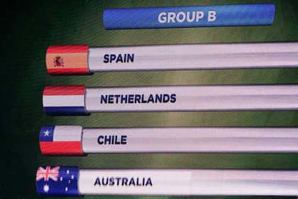 El Grupo B: España, Holanda, Chile y Australia