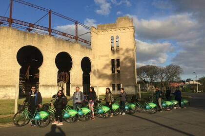 El grupo ciclista. Foto: Gentileza BA Bikes
