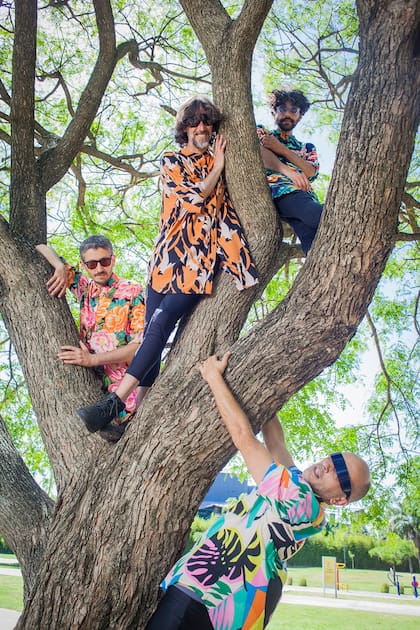 El grupo Koufequin haciendo de las suyas