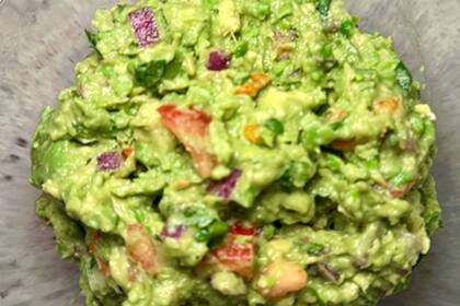 El guacamole de Simonsen, con guisantes