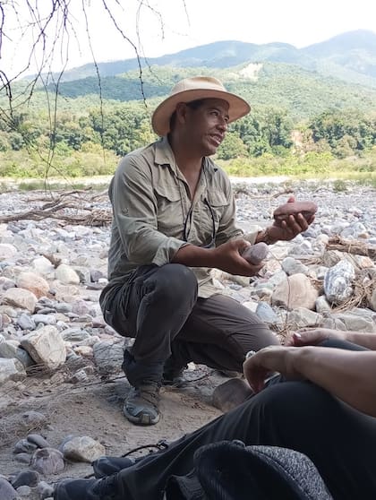 El guía Darío Zambrano.