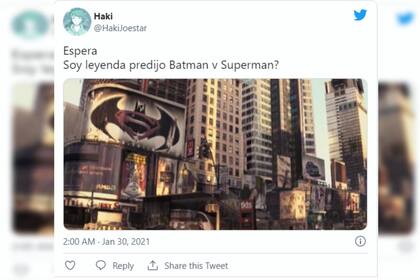 El guiño de "Soy leyenda". Captura @HakiJoestar