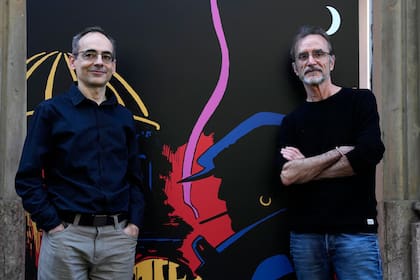 El guionista Juan Díaz Canales y el dibujante Rubén Pellejero, autores de la nueva aventura del Corto Maltés