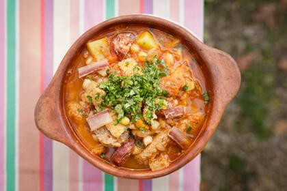 El guiso de mondongo es una de las especialidades de la casa.