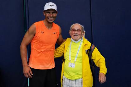 El gustazo que se dio en octubre; conocer a Rafael Nadal, que le brindó su afecto.
