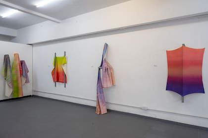 El "Gym" de pinturas de María Santi