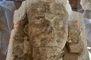 El hallazgo de las esfinges sorprendió a los arqueólogos.