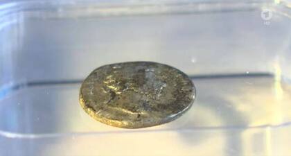 El hallazgo del pequeño de 8 años en el jardín de su escuela resultó ser un denario del Imperio Romano del siglo II