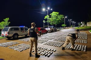 Prefectura secuestró más de 1300 panes de marihuana en un control fronterizo en Corrientes