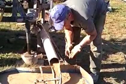 El hallazgo fue realizado en a 10 kilómetros de San Pedro por dos perforadores