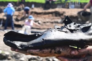 Hallaron zapatos de un antiguo pueblo romano excepcionalmente grandes que llamaron la atención de los investigadores