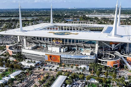 El Hard Rock Stadium, un complejo fantástico en Miami Gardens, Florida.