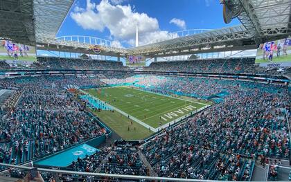 El HardRock Stadium de Miami es casa de los Miami Dolphins de la NFL (Web/miamiandbeaches)