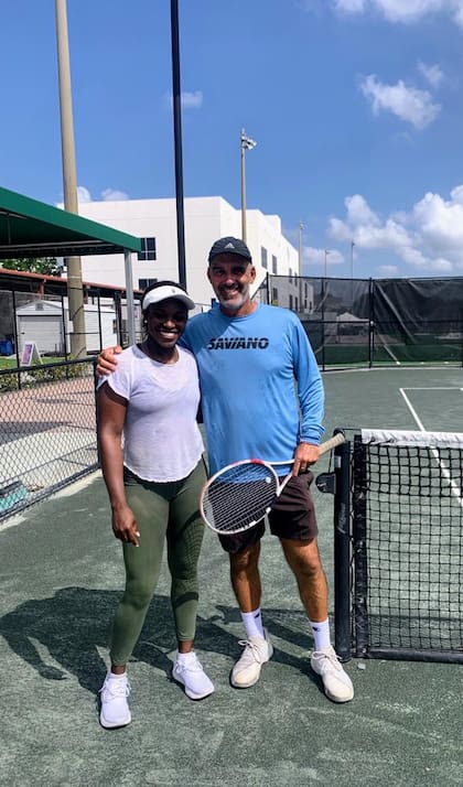 El Head Coach argentino en la Academia Saviano con Sloane Stephens, tenista estadounidense que fue top 5 a nivel mundial
