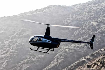 El helicóptero que piloteaba Piñera