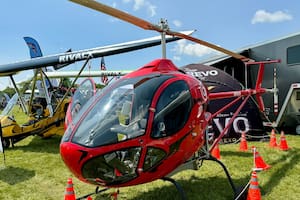 El helicóptero ultraliviano Cicaré 8 obtuvo el Premio Lindbergh al mejor helicóptero en su categoría en la expo AirVenture Oshkosh 2024