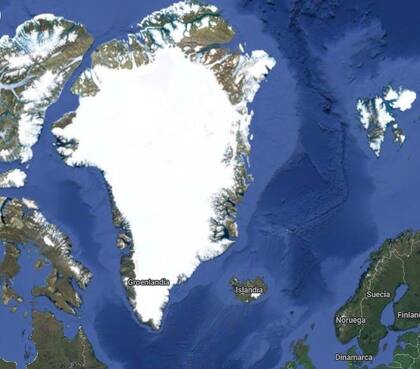 El hielo de Groenlandia retrocede hacia el interior