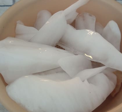 El hielo puede acumularse en gran cantidad en las paredes