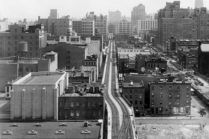 El High Line de Nueva York era antiguamente un lugar por donde circulaba el tren