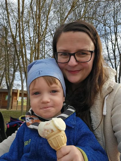 El hijo de María, con dos años de edad - MARIA PATZWALD