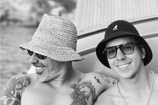 El hijo del Pocho Lavezzi reapareció públicamente en medio de la internación del futbolista