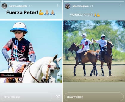 Los mensajes de apoyo a Pedrito Heguy de los cracks del polo argentino