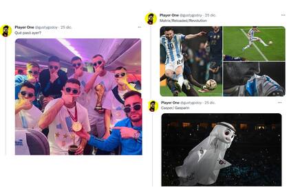 El hilo que compara a momentos de la selección argentina en el Mundial 2022 con películas