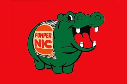 El hipopótamo Nic, la mascota de Pumper Nic