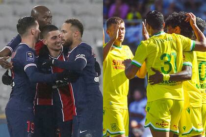 El historial entre PSG y Nantes, que se enfrentaron más de 100 veces, favorece a los parisinos