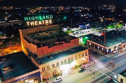 El histórico Highland Theatre se encuentra en el 5604 de la calle N. Figueroa, en el barrio de Highland Park de Los Ángeles (Instagram/@highlandpark90042)