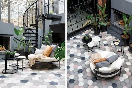 El hogar al aire libre, estira bastante los momentos para estar afuera. Por las dudas, Nico tiene mantas como para que nadie pase frío.