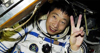 El hombre fue lanzado al espacio el 15 de octubre de 2003