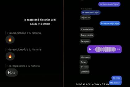 El hombre le escribió en varias oportunidades a su amiga por Instagram y Ariadna se hizo pasar con ella para organizar un encuentro