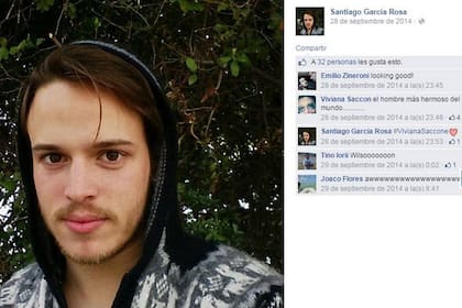 El hombre más hermoso del mundo, escribió ella en la foto de perfil de él...