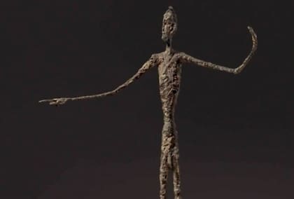 El hombre que señala (detalle), 1947, Alberto Giacometti (Christie's)