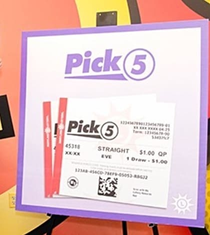 El hombre resultó ganador del juego Pick 5 y se llevó US$50.000