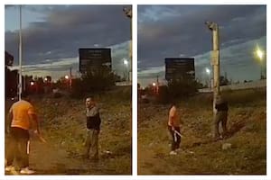 Chocó con un auto en la ruta 7, quiso escapar, no pudo y golpeó al otro conductor con un palo