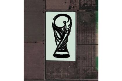 El homenaje a la Copa del Mundo se va a ver desde el aire