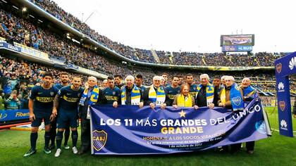 El homenaje de Boca a sus 11 socios vitalicios con más antigüedad