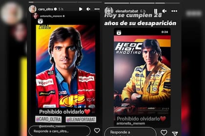 El homenaje de Carolina y su madre (Foto Instagram @caro_oltra)