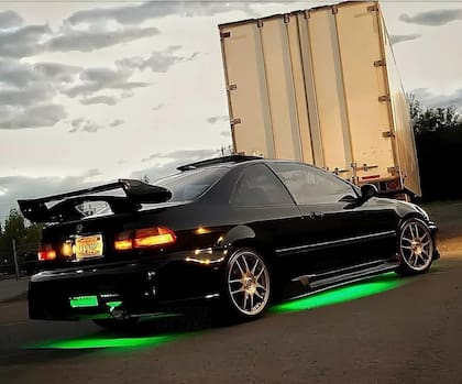 El Honda Civic coupé modificado que formó parte de la película "Rápido y Furioso"